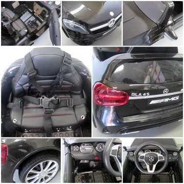 ПОЕЗДОЧНЫЙ АВТОМОБИЛЬ MERCEDES GLA45 СИДЕНЬЕ ИЗ ЭКО КОЖИ EVA