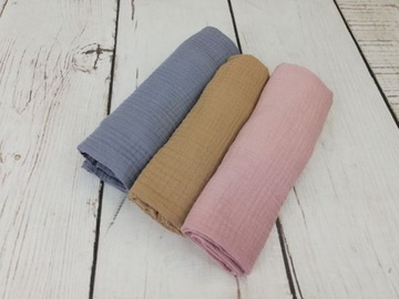 МУСЛИНОВЫЕ ПОДГУЗНИКИ ПРЕМИУМ ПОДГУЗНИКИ 3 ШТ.