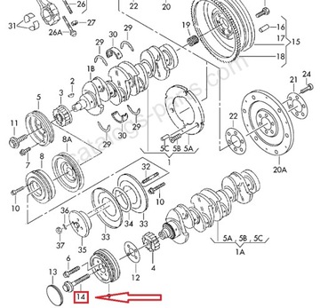 БОЛТ РЕМНЯ ГРМ КОЛЕНВАЛА OE N90577101