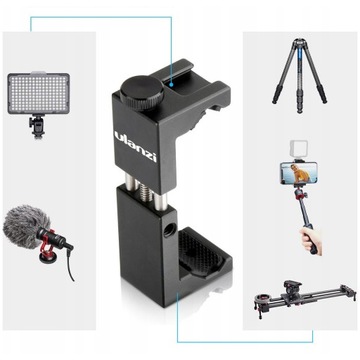 Алюминиевый держатель для смартфона, штатив для телефона Ulanzi ST-02S + холодный башмак
