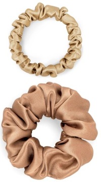 Jedwabna gumka do włosów zestaw 2 szt. S&L 100% jedwab scrunchie SilkoLove