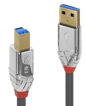 Kabel USB 3.0 A-B SuperSpeed do Dysku Lindy 0,5m