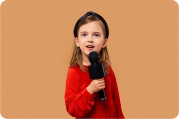 БЕСПРОВОДНОЙ МИКРОФОН КАРАОКЕ BLUETOOTH ДИНАМИК ПОДАРОК ​​НА ДЕНЬ ДЕТИ