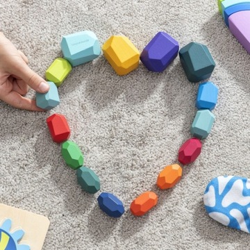 InnovaGoods Балансирующие камни Деревянный пазл