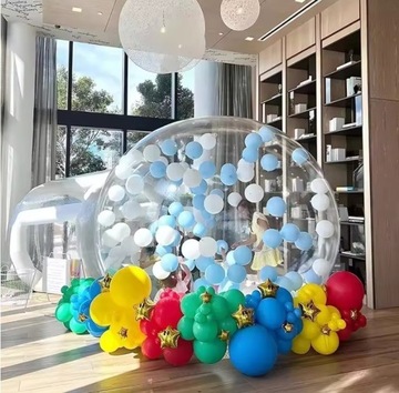 BUBBLE HOUSE DMUCHANIEC DMUCHANY DOMEK Z BALONAMI NA IMPREZE DLA DZIECI