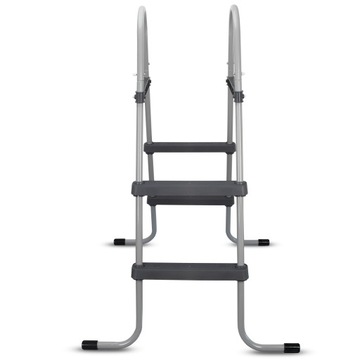 МЕТАЛЛИЧЕСКАЯ ЛЕСТНИЦА ДЛЯ БАССЕЙНА INTEX BESTWAY, ВЫСОТА ДО 84 СМ