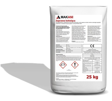 MAKANI 25KG zaprawa do kotew spiralnych