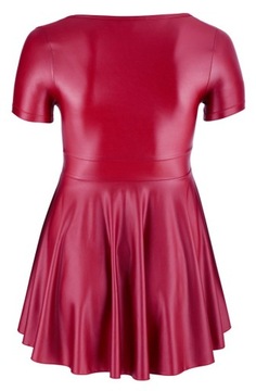 Sukienka czerwona mini 3XL COTTELLI