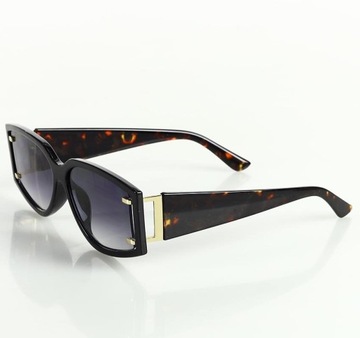 Luksusowe okulary przeciwsłoneczne MARCO MAZZINI RETRO STAR czarny