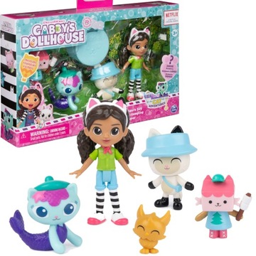 KOCI DOMEK GABI ZESTAW 4 FIGUREK + NIESPODZIANKA KEMPING Z PRZYJACIÓŁMI