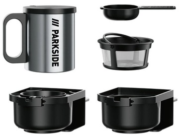 Беспроводная кофемашина Parkside PKMA 20-LI A1, ЗЕЛЕНЫЙ