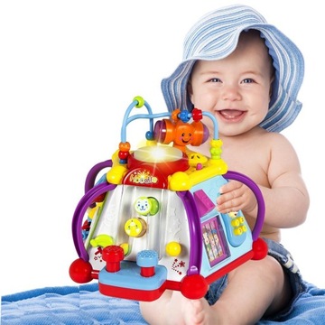 МНОГОФУНКЦИОНАЛЬНАЯ РАЗВИВАЮЩАЯ ИГРУШКА КУБ