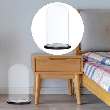 2X декоративная стеклянная колпак-колокольчик с куполом