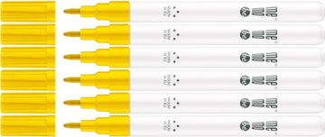 Marker olejowy MemoBe MM300 okrągła 1-1.5mm żółty x6