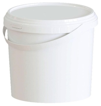Wiadro plastikowe 10 L z pokrywką z plombą
