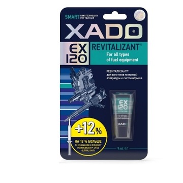 XADO EX120 REWITALIZANT POMP PALIWA WTRYSKÓW 9ml