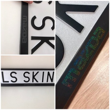 Рамка номерного знака MAZDA / 2 шт.