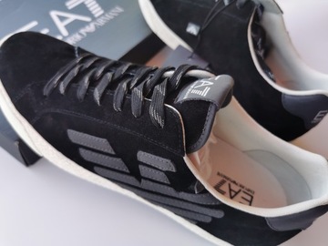 EMPORIO ARMANI skórzane buty męskie sneaker roz.42, wyprzedaż