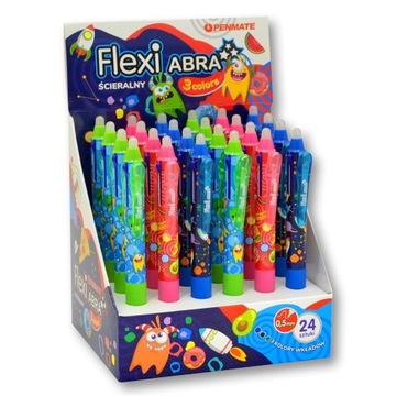 Długopis ścieralny Flexi 1 szt PENMATE Wielokoloro
