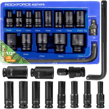 NASADKI UDAROWE ZESTAW NASADEK UDAROWYCH 1/2 10-32