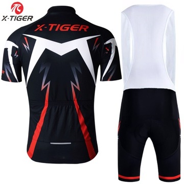 Мужской комплект велосипедных шорт из джерси С ГЕЛЕВОЙ ВСТАВКОЙ X-Tiger XL HARNESS