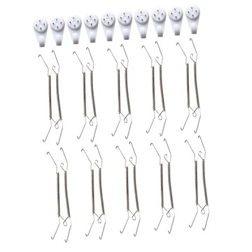 20 шт. настенные стойки с 10 настенными крючками