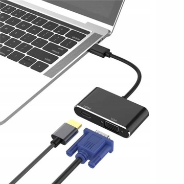 КОНВЕРТЕР USB 3.0 в HDMI + АДАПТЕР VGA ИГРОВАЯ КАРТА