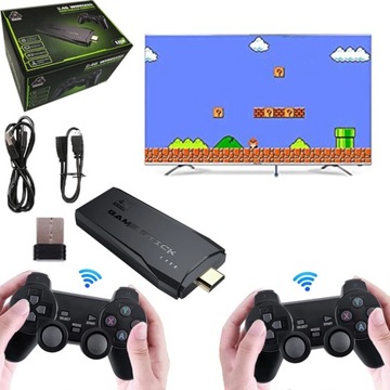 KONSOLA RETRO TV GRA TELEWIZYJNA 20000 GIER 2 PADY EMULATOR KARTA PAMIĘCI