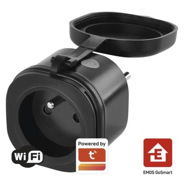 Умная розетка EMOS GoSmart IP-3005F IP44 wifi, bluetooth, внешняя