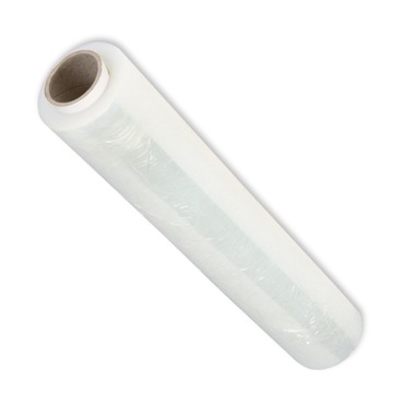 FOLIA STRETCH 3KG BEZBARWNA DUŻO FOLI CIENKA TULEJ