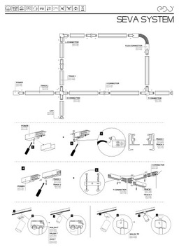ШИННЫЙ КАБЕЛЬ 1М, 1-ФАЗНЫЙ, ДЛЯ БЕЛЫХ СВЕТОДИОДНЫХ ЛАМП