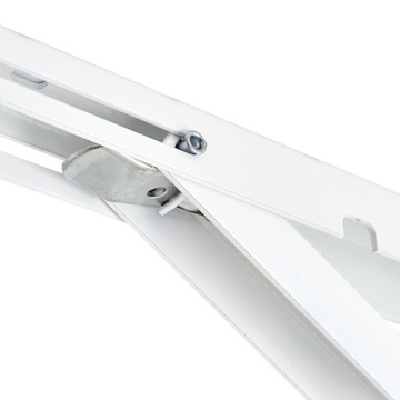 2 x СКЛАДНОЙ УГЛОВОЙ КРОНШТЕЙН 300 БЕЛЫЙ