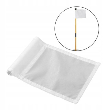 6 шт. сплошной флаг для гольфа, длина 9,65 дюйма, длина 5,9 дюйма