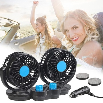 ПОРТАТИВНЫЙ КОНДИЦИОНЕР С ДВОЙНЫМ АВТОМОБИЛЬНЫМ ВЕНТИЛЯТОРОМ, РЕГУЛИРУЕМЫЙ НА 360°