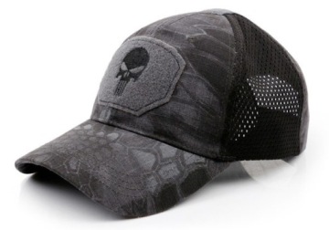 БЕЙСБОЛЬНАЯ КЕПКА МУЖСКАЯ С КАМУФЛЯЖНОЙ СЕТКОЙ