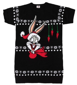 Sukienka świąteczna Królik Bugs Looney Tunes XL
