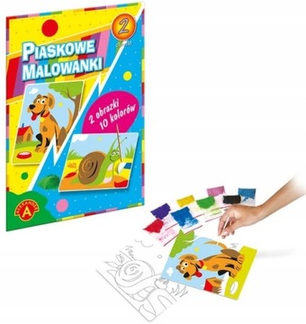 PIASKOWE MALOWANKI PIES ŚLIMAK ALEXANDER