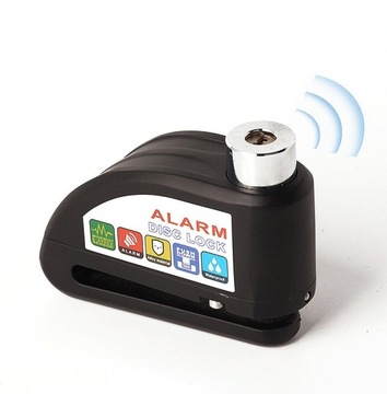 ЗАМОК ТОРМОЗНОГО ДИСКА МОТОЦИКЛА ДЛЯ МОТОЦИКЛОВ, ВЕЛОСИПЕДОВ, ВОДОНЕПРОНИЦАЕМАЯ СИГНАЛИЗАЦИЯ