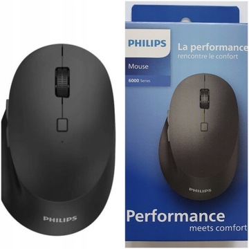PHILIPS myszka mysz bezprzewodowa BLUETOOTH i 2,4GHz 3200 dpi CICHA