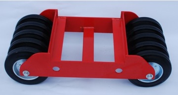 Wózek Transportowy Do Transportu Rolka Wózek Pod Koło 2300kg 20cm Czerwony