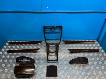 MERCEDES W203 DREWNO DEKORY LISTWY KOMPLET