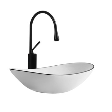 VELDMAN UMYWALKA NABLATOWA ZUZAN CZARNA KRAWĘDŹ 48 cm