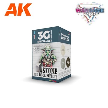 AK INTERACTIVE - AK1074 Набор Wargame - STONE AND ROCK