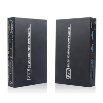 AIMOS AM-KVM 201CL 2-в-1 HDMI/USB KVM-переключатель