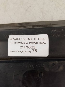 RENAULT SCENIC III РУЛЕВОЕ КОЛЕСО С ВОЗДУХОМ 214760028