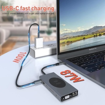 Адаптер док-станции типа C HUB 13W1 BX13V MacBook