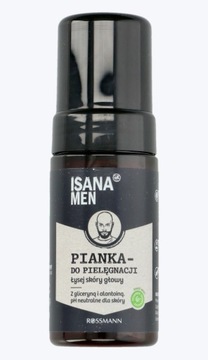 Pianka do pielęgnacji łysej skóry głowy Isana Men