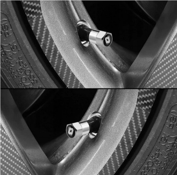 Колпачки клапанов RENAULT металлические, хром, комплект