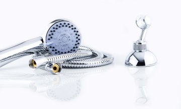 Słuchawka rączka prysznicowa 5 funkcje srebna ECO oszczędna SOTBE LARK