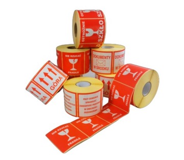 ЭТИКЕТКИ САМОКЛЕЯЩИЕСЯ ВЕРХНИЕ В РУЛОНЕ 1000 шт.